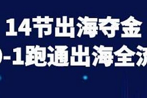 跨境电商-14节出海夺金从0-1跑通出海全流程