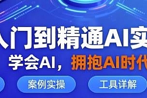 从入门到精通AI实操课